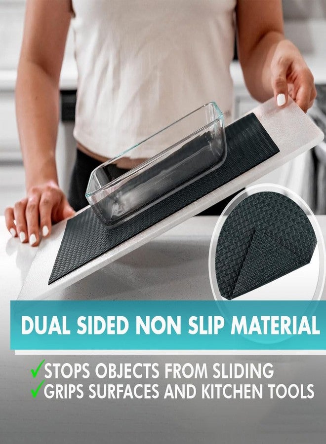 NextClimb Shelf Liner, Drawer Liner & Kitchen Cabinet Liner - Thick Waterproof Rubber Refrigerator Liners, Fridge Mat, Wire Shelf Cover for Dresser, Pantry, Bathroom, Closet & Toolbox - Image 4